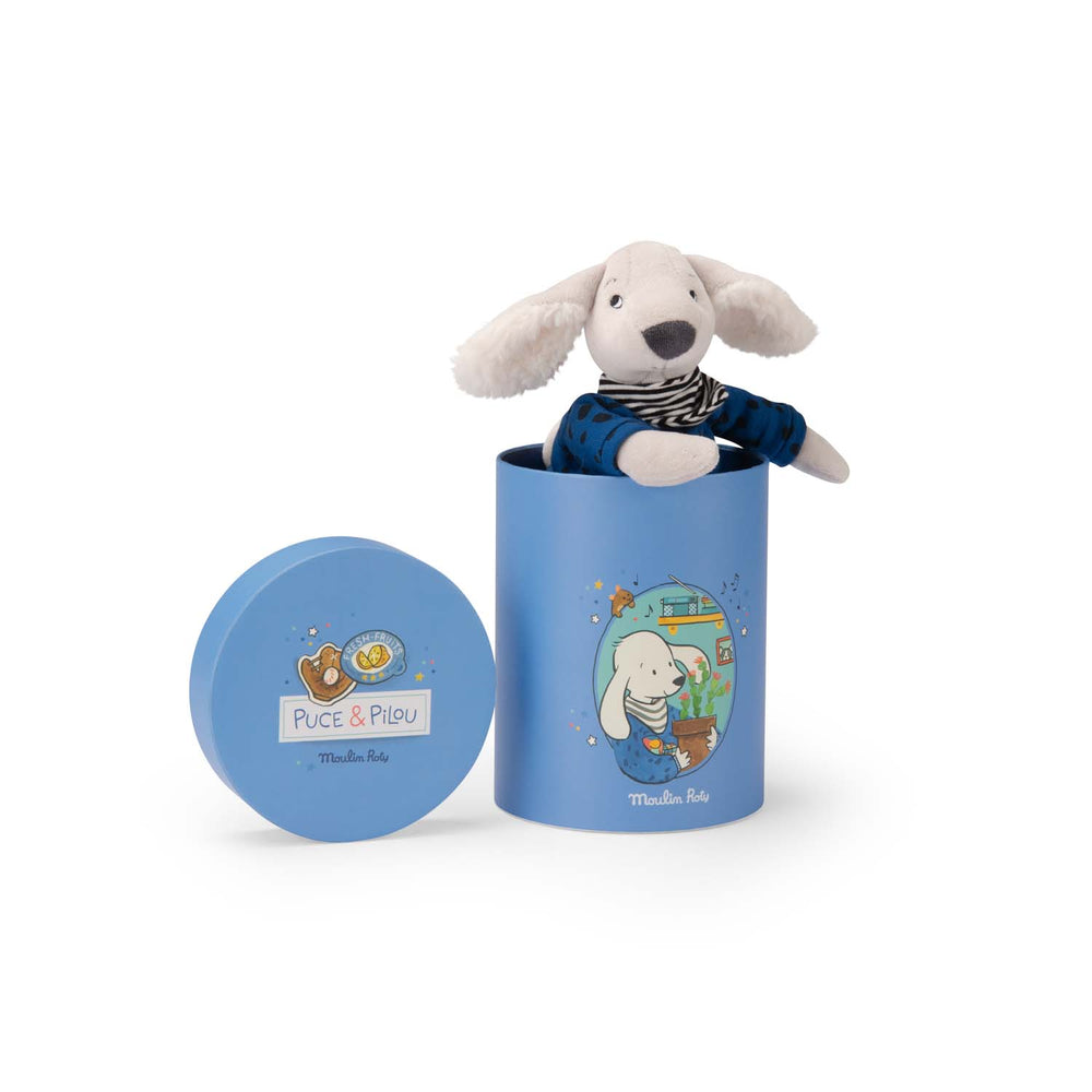 Moulin Roty Puce & Pilou Pilou The Dog In Gift Box