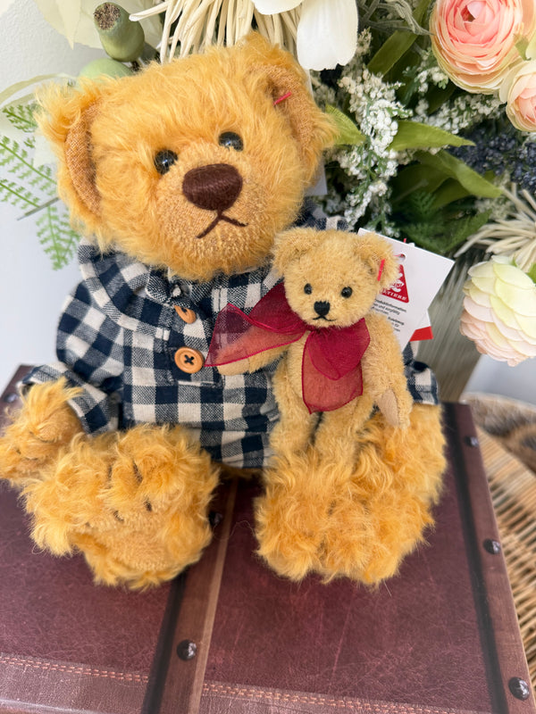 Nostalgia Gold Mohair Miniature 10 cm Teddy Bear
