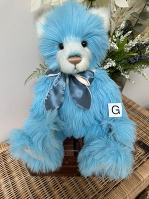 Suzanne Charlie Bears Blue Plush Collection Teddy Bear