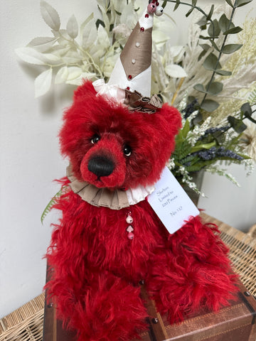 Skelton Limited Edition Alpaca / Mohair Limited Edition Clown Bear No 127