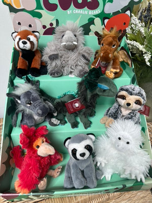 Cuddle Cubs Bob Charlie Bears Plush Miniature Beast of Bodmin