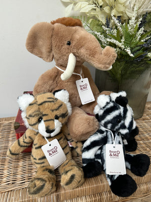 Terry Tiger Plush Charlie Bears Bear & Me Children's Toy Tiger