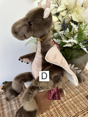 Clubs Charlie Bears Bearhouse Plush Charcoal Dragon
