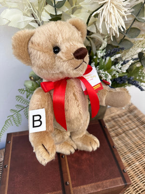 Clemens Nostalgia Gold 30cm Mohair Growler Teddy Bear Option B