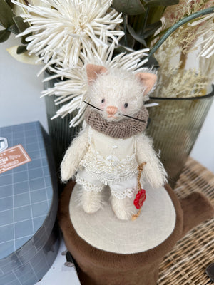 Michelle 14cm Teddy Hermann Original Limited Edition Miniature Mohair Kitten No 59