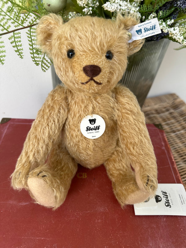 James Traditional Teddy Bear Steiff Classic Collectors 26cm Mohair Teddy Bear