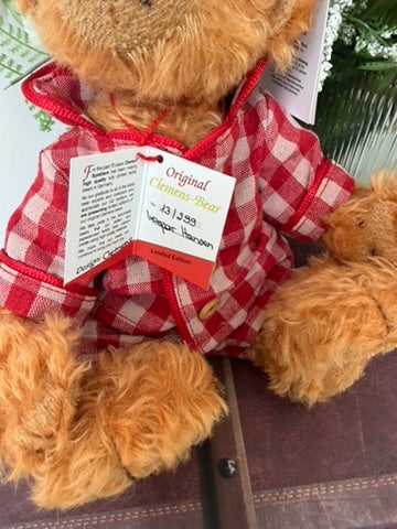 Clemens Teddy Kaspar Hansen Limited Edition Mohair Collectable Teddy Bear No 13