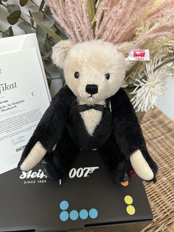 James Bond 007 Dr No Musical Collectable Teddy Bear No 446