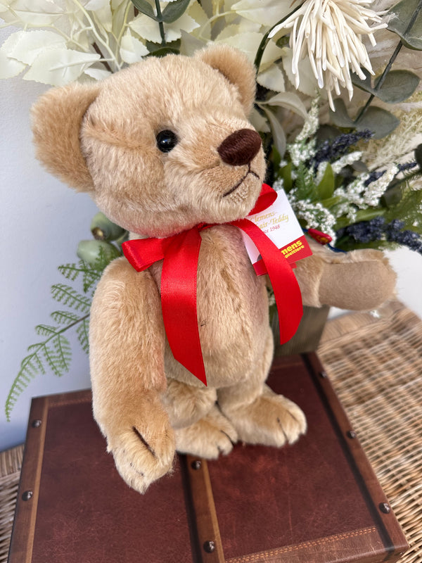 Clemens Nostalgia Gold 30cm Mohair Growler Teddy Bear Option B