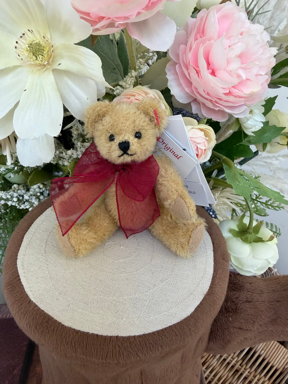 Nostalgia Gold Mohair Miniature 10 cm Teddy Bear