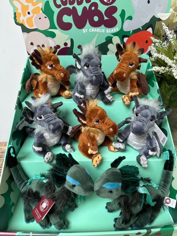 Lantern Plush Miniature Dragon Cuddle Cubs by Charlie Bears