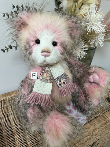 Hilary Charlie Bears Large Blush Pink 2022 Plush Teddy Bear