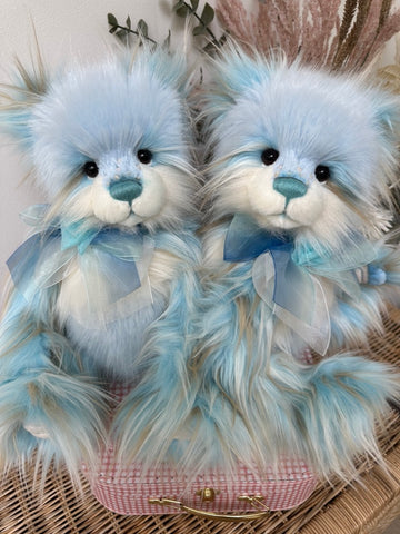 Ice Pop Charlie Bears Collectable Plush Blue Teddy Bear