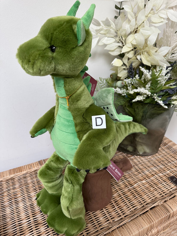 Deck Charlie Bears Bearhouse Large Plush Green Dragon