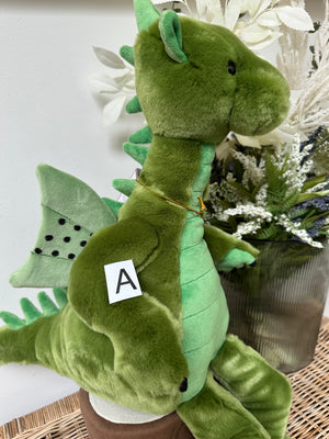Deck Charlie Bears Bearhouse Large Plush Green Dragon