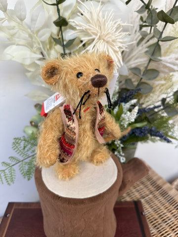 Bear of Hearts Mohair Mouse Hilke Clemens Limited Edition No 17