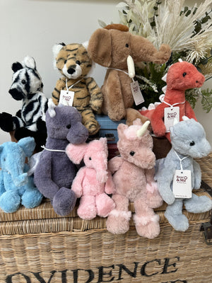 Zizi Zebra Plush Charlie Bears Bear & Me Collection Teddy Bear