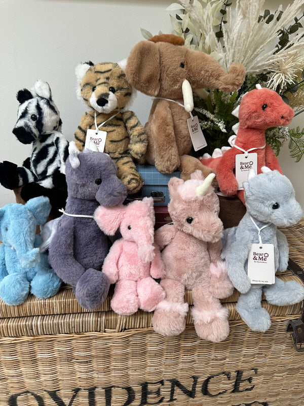 Zizi Zebra Plush Charlie Bears Bear & Me Collection Teddy Bear