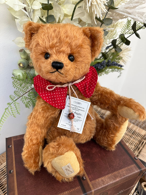 Deans Teddy Reggie 38cm Mohair Limited Edition Teddy Bear No 32