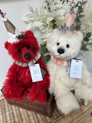 Skelton Limited Edition Alpaca / Mohair Limited Edition Clown Bear No 127