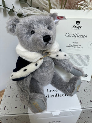 Steiff King Charles III Royal Collection Musical Teddy Bear No 1710