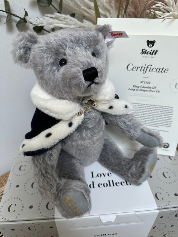 Steiff King Charles III Royal Collection Musical Teddy Bear No 1710