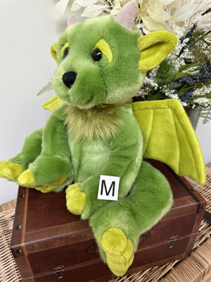 Spires Bearhouse by Charlie Bears Large Plush Green Gargoyle