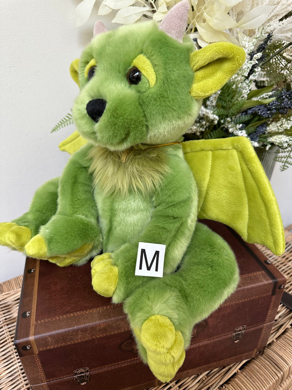 Spires Bearhouse by Charlie Bears Large Plush Green Gargoyle