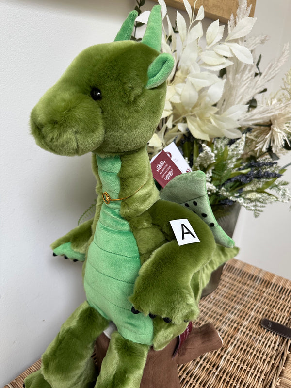 Deck Charlie Bears Bearhouse Large Plush Green Dragon