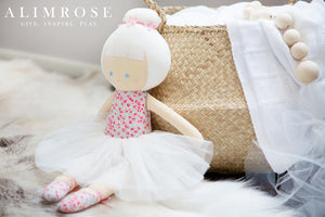 Sweet Floral Big Ballerina Children's Doll