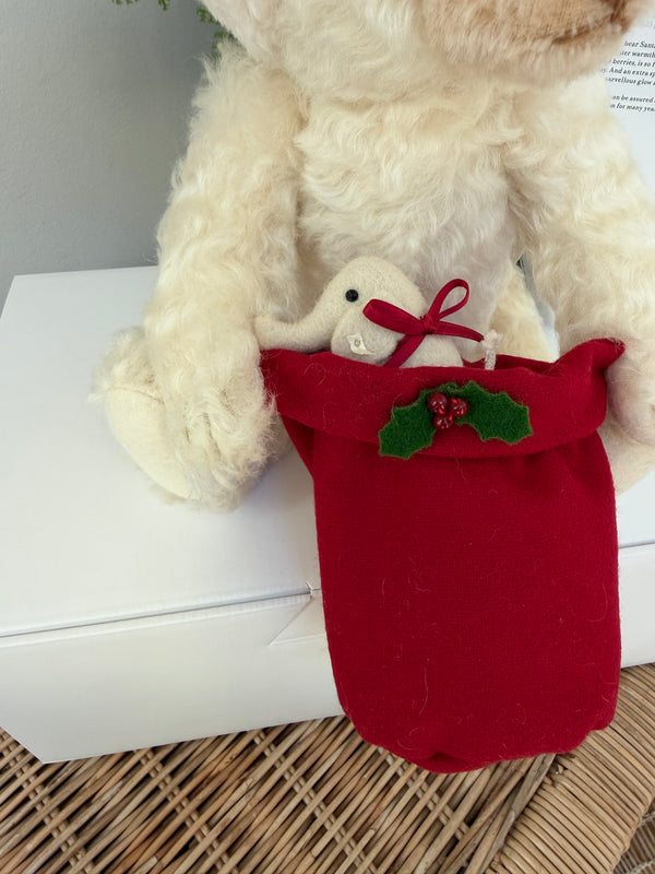 Santa Teddy Bear with Light Limited Edition No 473