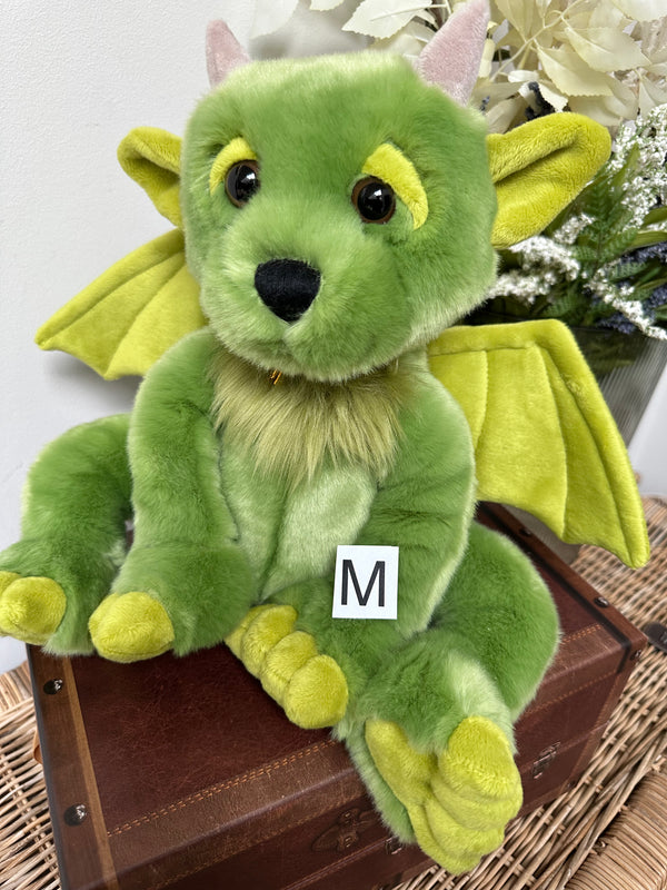 Spires Bearhouse by Charlie Bears Large Plush Green Gargoyle