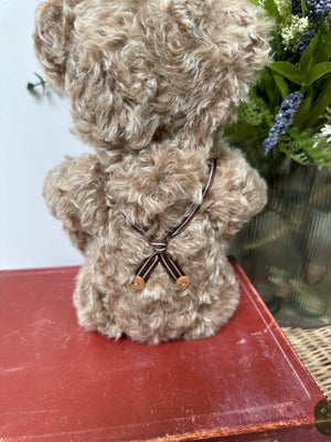 Frederic 34cm Steiff Mohair Teddy Bear with Growler & Bow tie.