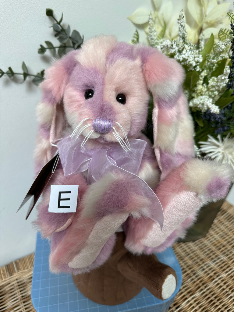 Charlie Classic Rabbit Pink Tulip Charlie Bears 2024 Plush Collection Bunny Rabbit – Lovely Bears