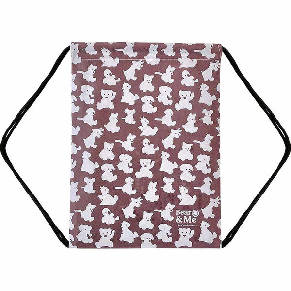 Charlie Bears "Bear & Me " Draw String Gift Bag Carry Tote