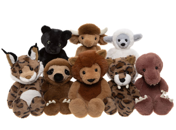 Sid Sloth Oatmeal Brown Medium Bear & Me Charlie Bears Children's Toy