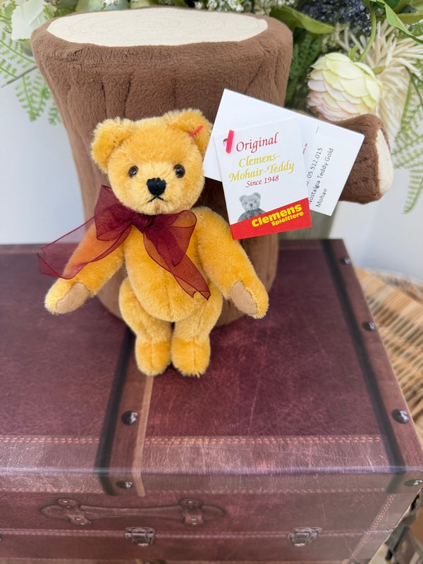 Nostalgia Gold Mohair Miniature 15 cm Teddy Bear