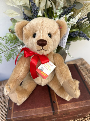 Clemens Nostalgia Gold 30cm Mohair Growler Teddy Bear Option A