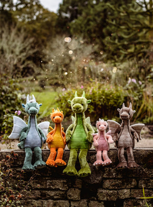 Clubs Charlie Bears Bearhouse Plush Charcoal Dragon