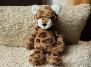 Lenny Leopard Plush Charlie Bears Bear & Me Collection