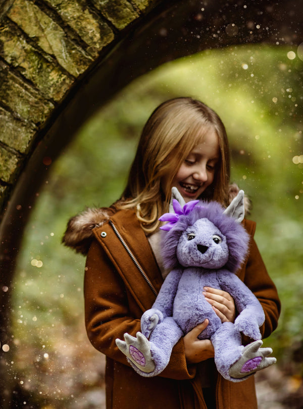 Amethyst Boo Bearhouse by Charlie Bears Plush Troll
