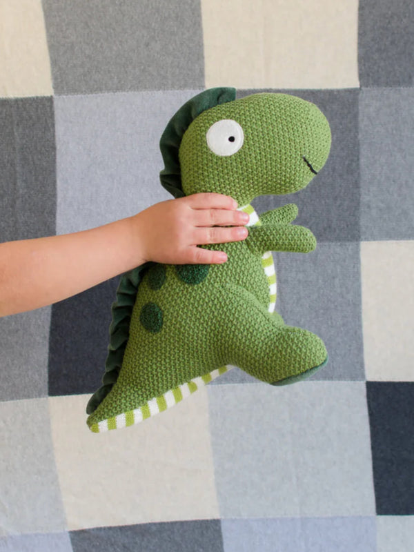 Big Dodger The Dino Knitted Dinosaur Toy