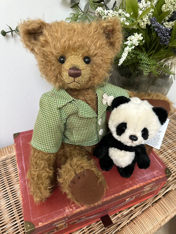 Teddy Robin 39cm Mohair Mohair Dark Honey Collectable Teddy Bear no 65