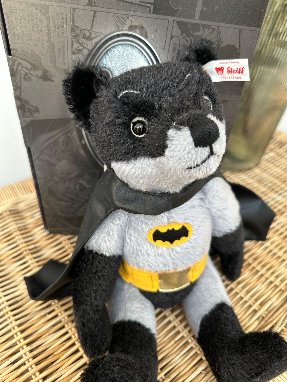 Batman Teddy Bear 85th Anniversary Steiff Collectable No 396