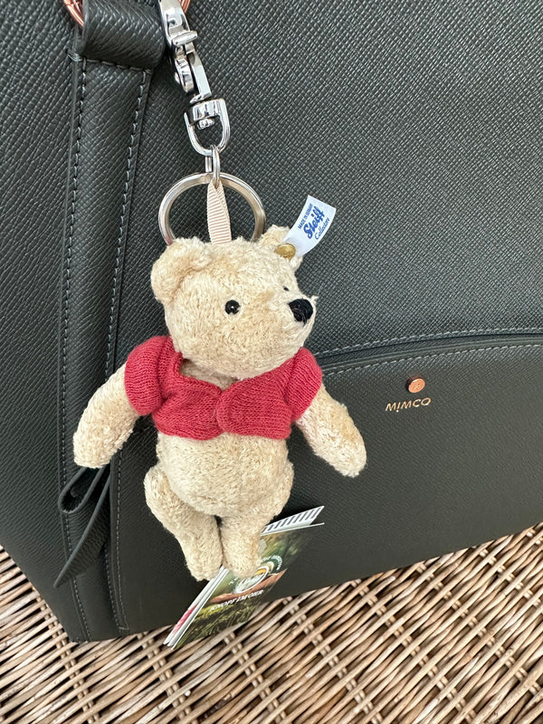 Winnie the Pooh Steiff Classics & Collectors Miniature Teddy Bear Pendant Key Ring