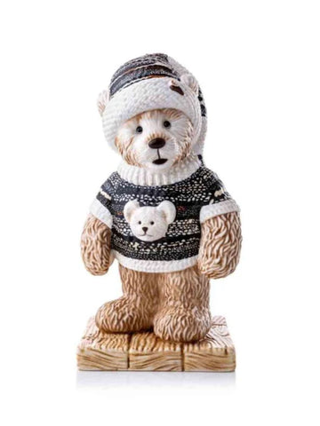 Charlie Bears CJ Christmas Jumper Bone China Limited Edition Figurine