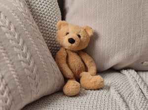 Charlie Bear Oatmeal Brown Soft Plush Bear & Me Children's Teddy Bear