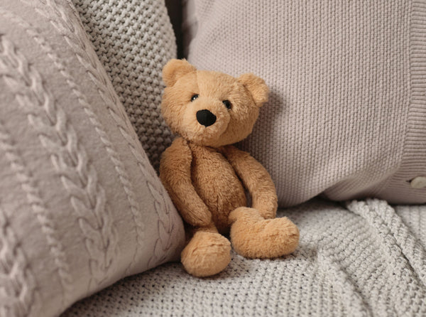 Charlie Bear Oatmeal Brown Soft Plush Bear & Me Children's Teddy Bear