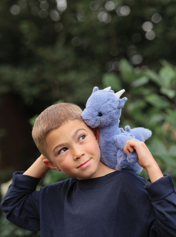 Draco Dragon Large Denim Blue Charlie Bears Bear & Me Dragon