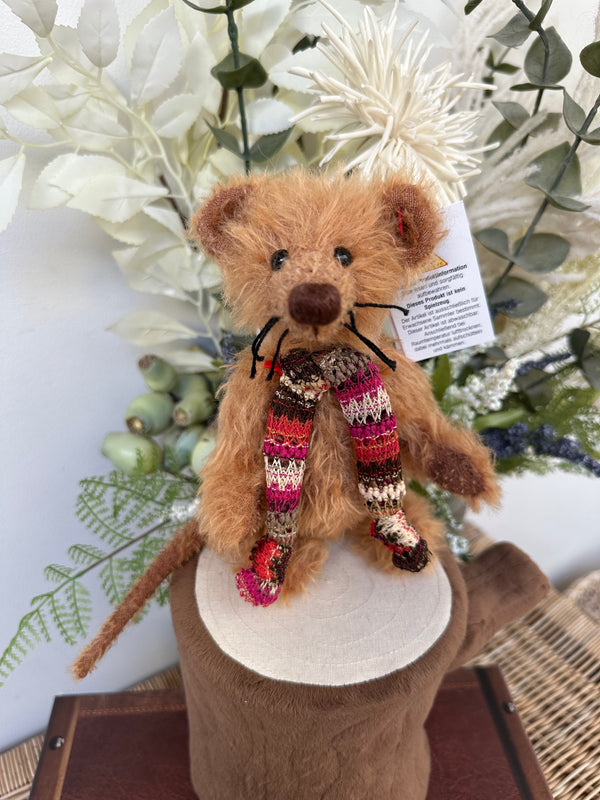 Bear of Hearts Mohair Mouse Nael Clemens Limited Edition No 20